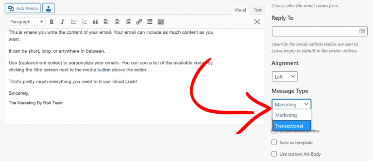 How To Send Transactional Email
